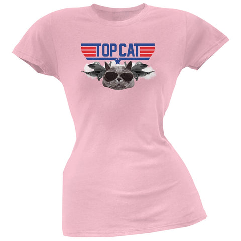 Top Cat Pink Soft Juniors T-Shirt