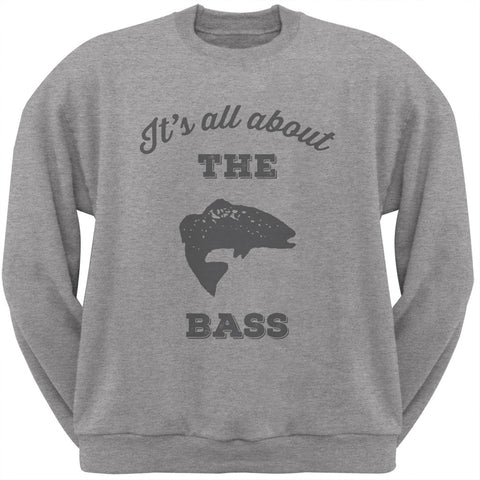 Paws - It's all about the Bass Heather Crew Neck Sweatshirt