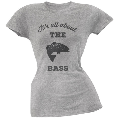 Paws - It's all about the Bass Heather Soft Juniors T-Shirt