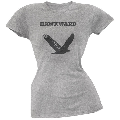 PAWS - Hawk Hawkward Heather Soft Juniors T-Shirt