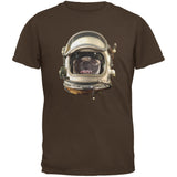 Astronaut Pug Black Youth T-Shirt