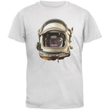 Astronaut Pug Black Adult T-Shirt