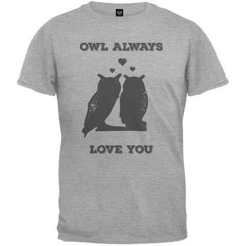 Valentine's Day - Paws - Owl Always Love You Heather Youth T-Shirt