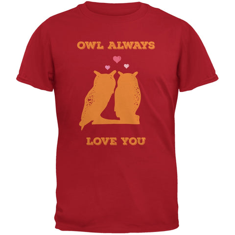 Valentine's Day - Paws - Owl Always Love You Red Youth T-Shirt