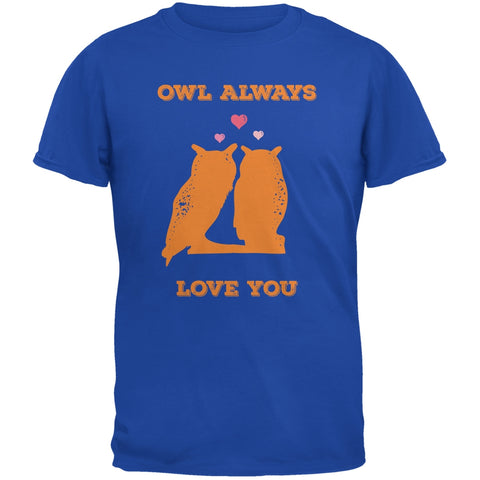 Valentine's Day - Paws - Owl Always Love You Royal Blue Youth T-Shirt