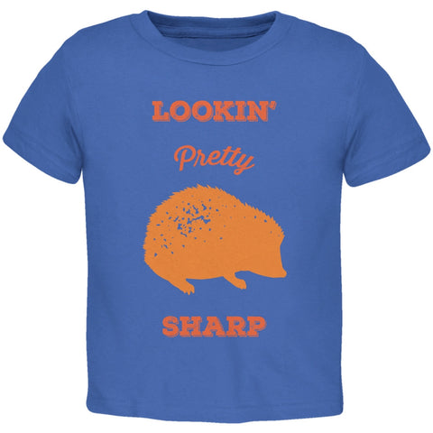 PAWS - Hedgehog Lookin' Pretty Sharp Royal Toddler T-Shirt