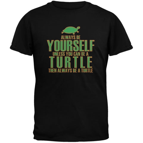 Always Be Yourself Turtle Black Youth T-Shirt