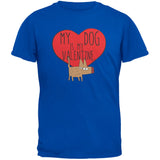 Valentine's Day - My Dog Is My Valentine Black Youth T-Shirt
