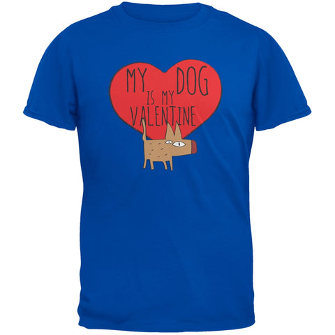 Valentine's Day - My Dog Is My Valentine Blue Youth T-Shirt