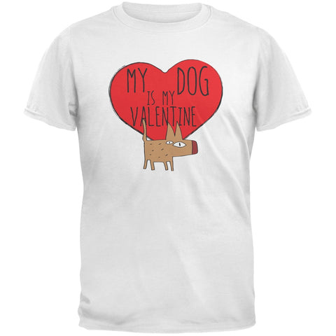 Valentine's Day - My Dog Is My Valentine White Youth T-Shirt