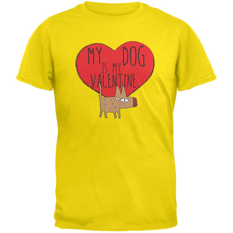 Valentine's Day - My Dog Is My Valentine Yellow Youth T-Shirt