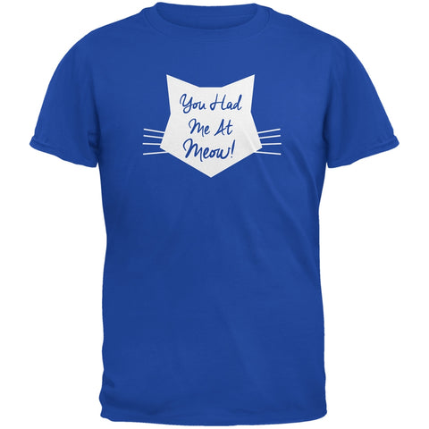 Valentine's Day - You Had Me At Meow Blue Youth T-Shirt