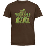 Always Be Yourself Beaver Black Youth T-Shirt
