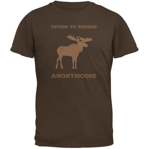 PAWS - Moose Trying to Remain Anonymoose Brown Adult T-Shirt