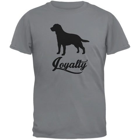Labrador Loyalty Storm Grey Adult T-Shirt