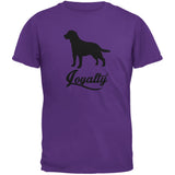 Labrador Loyalty Purple Youth T-Shirt
