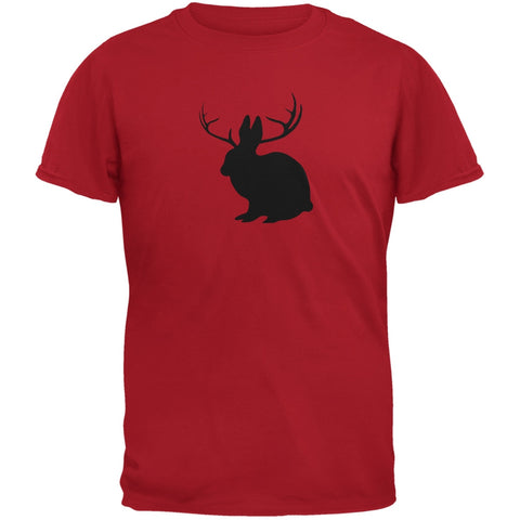 Jackalope Red Adult T-Shirt
