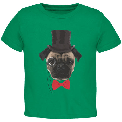 Fancy Pug Kelly Toddler T-Shirt