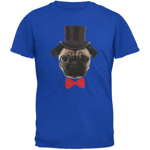 Fancy Pug Royal Adult T-Shirt