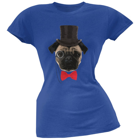 Fancy Pug Royal Soft Juniors T-Shirt