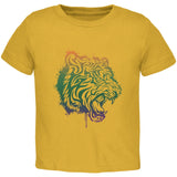 Splatter Tiger Gold Toddler T-Shirt