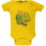 Splatter Tiger Yellow Soft Baby One Piece