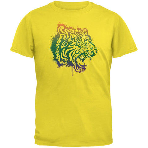 Splatter Tiger Yellow Youth T-Shirt