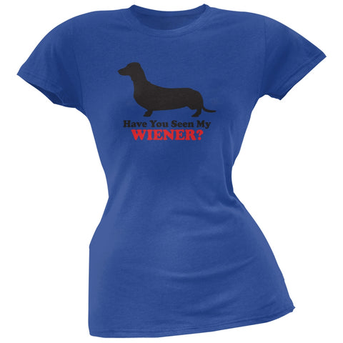 Have You Seen My Weiner Royal Soft Juniors T-Shirt