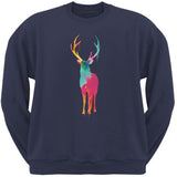 Splatter Deer Black Adult Pullover Hoodie