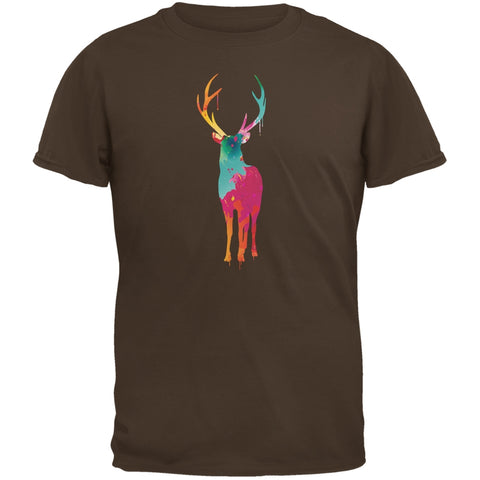 Splatter Deer Brown Youth T-Shirt