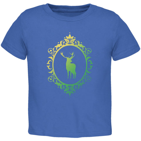 Deer Silhouette Royal Toddler T-Shirt
