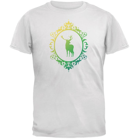 Deer Silhouette White Youth T-Shirt