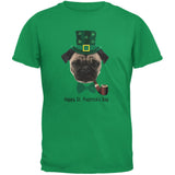 St. Patrick's - Pugtrick's Day Funny Pug Black Youth T-Shirt