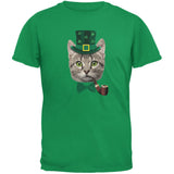 St. Patrick's Funny Cat Black Youth T-Shirt
