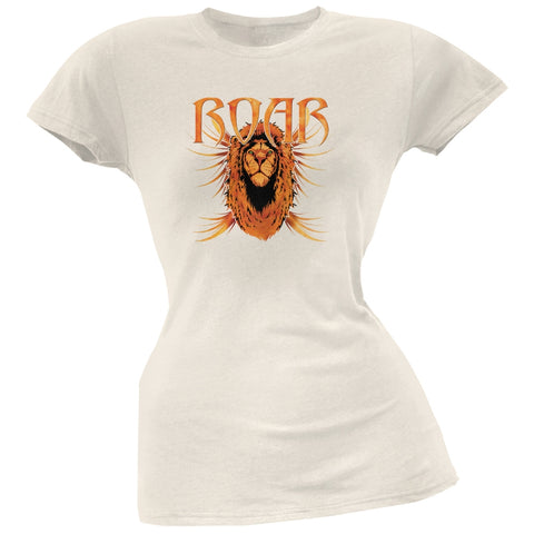 Lion Roar Cream Juniors Soft T-Shirt