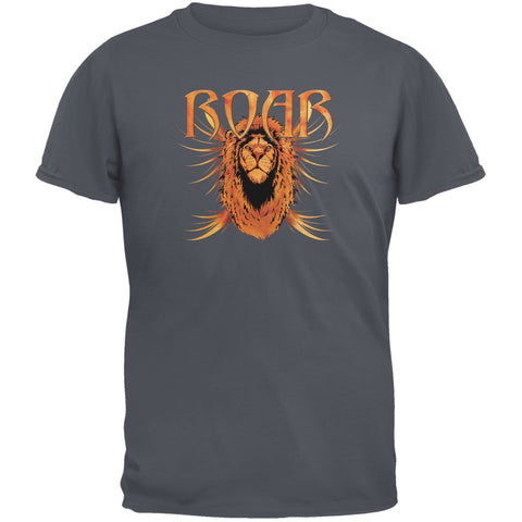 Lion Roar Grey Charcoal Adult T-Shirt