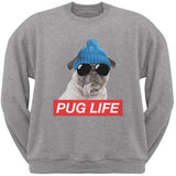 Pug Life Adult Black Sweatshirt