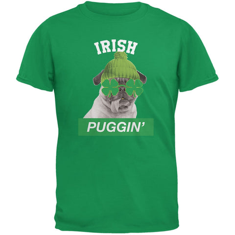 St. Patrick's Day - Irish Puggin' Irish Green Youth T-Shirt