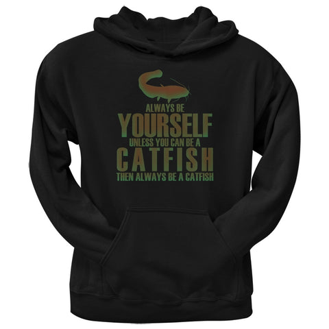 Always Be Yourself Catfish Black Adult Hoodie