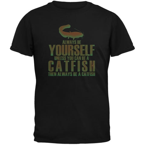 Always Be Yourself Catfish Black Youth T-Shirt