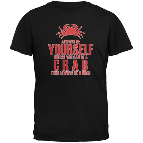 Always Be Yourself Crab Black Youth T-Shirt
