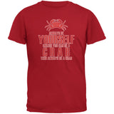 Always Be Yourself Crab Black Youth T-Shirt