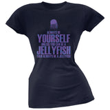 Always Be Yourself Jellyfish Black Juniors Soft T-Shirt