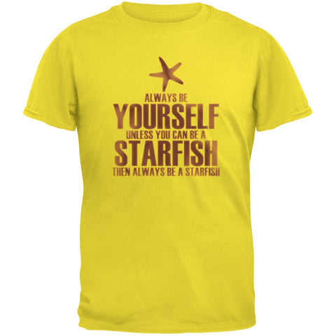 Always Be Yourself Starfish Yellow Youth T-Shirt