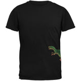 Allosaurus Dinosaur Distressed Black Youth T-Shirt