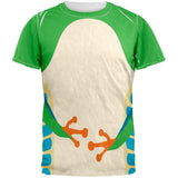 Halloween Costume Green Tree Frog All Over Mens T Shirt - front view