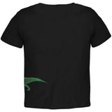 Jurassic - Tyrannosaurus Rex Dinosaur Distressed Black Toddler T-Shirt