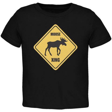 Moose XING Black Toddler T-Shirt