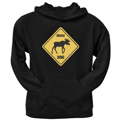 Moose XING Black Adult Hoodie