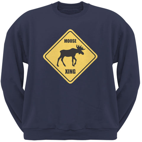 Moose XING Navy Adult Sweatshirt